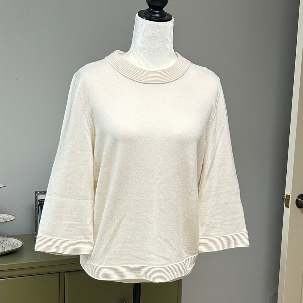 Boden Cream Women's Knit Top